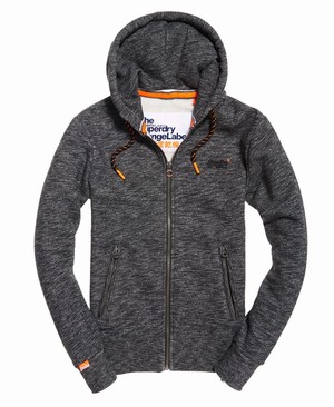 Superdry Orange Label Hyper Pop Cipzár Férfi Kapucnis Pulóver Szürke | PKTOY5806